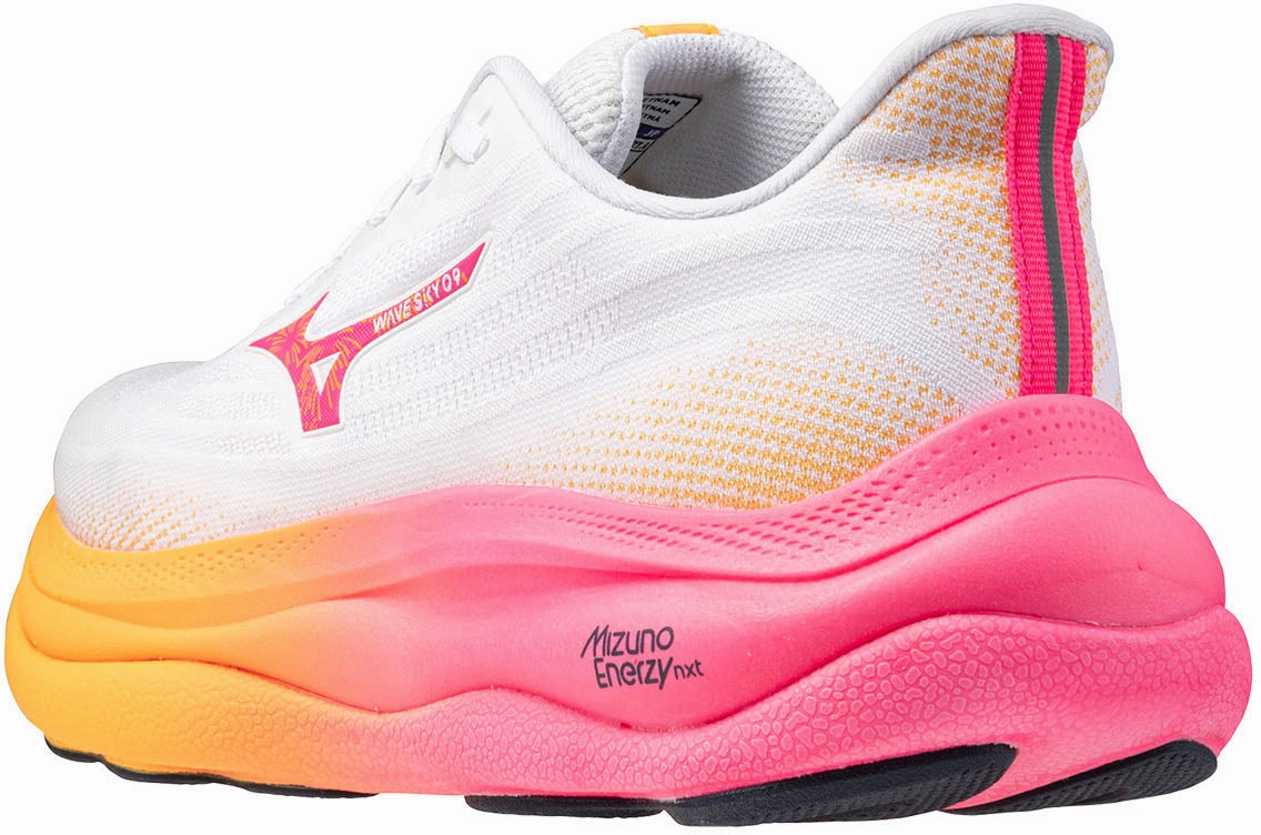 Mizuno Wave Sky 9 Running Shoes - White Bright Color athlete shoes