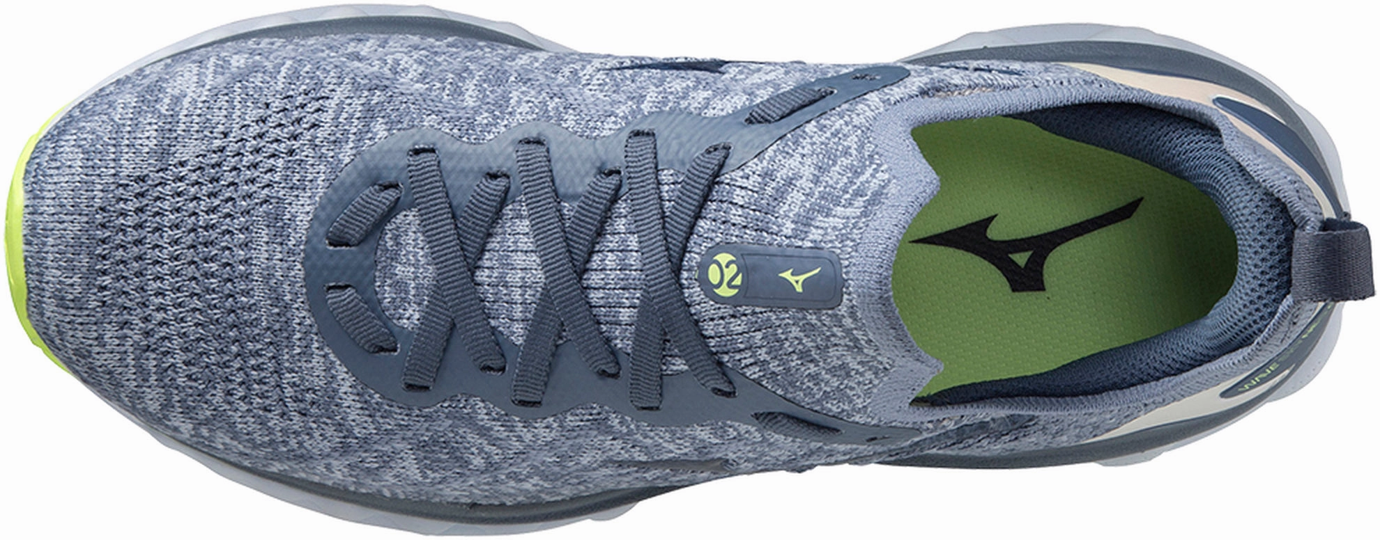 Compression Zoned Cushion pastel - colors Mizuno Wave Sky Neo 2 Womens Running Shoes - Blue