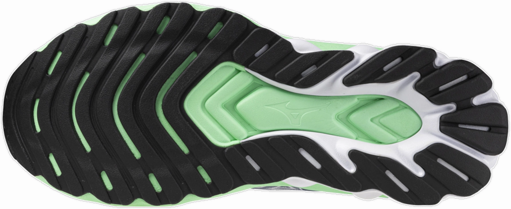 Mizuno Wave Skyrise 6 Mens Running Shoes - Blue water - repellent upper shoes