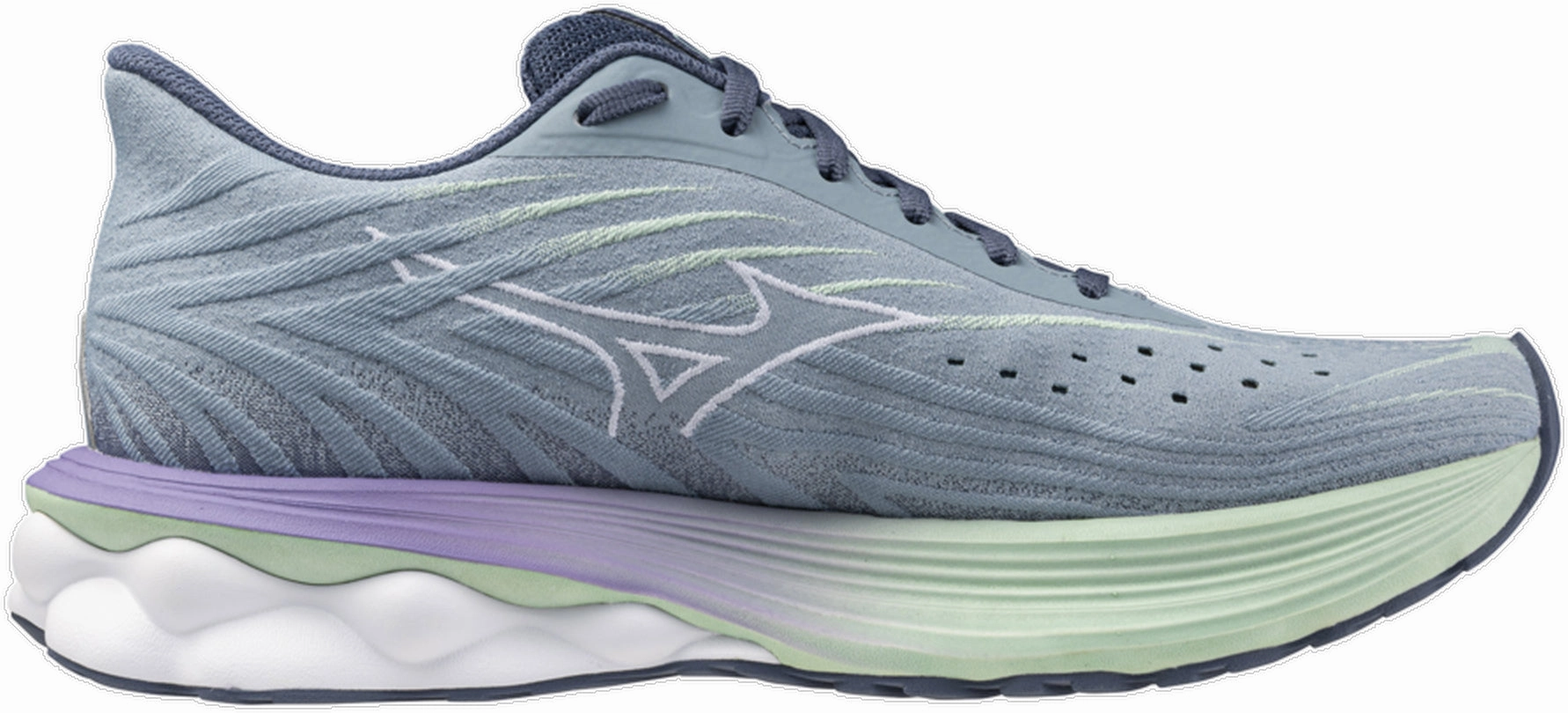 Fast Mizuno Wave Skyrise 6 Womens Running Shoes - Grey