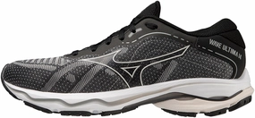 Mizuno Wave Ultima 14 Womens Running Shoes - Black Stack Height Options forefoot - padded running shoes