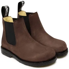 Angulus Boots w Elastic Brown/Black Outback Travel Stable Support Weather Resistant User