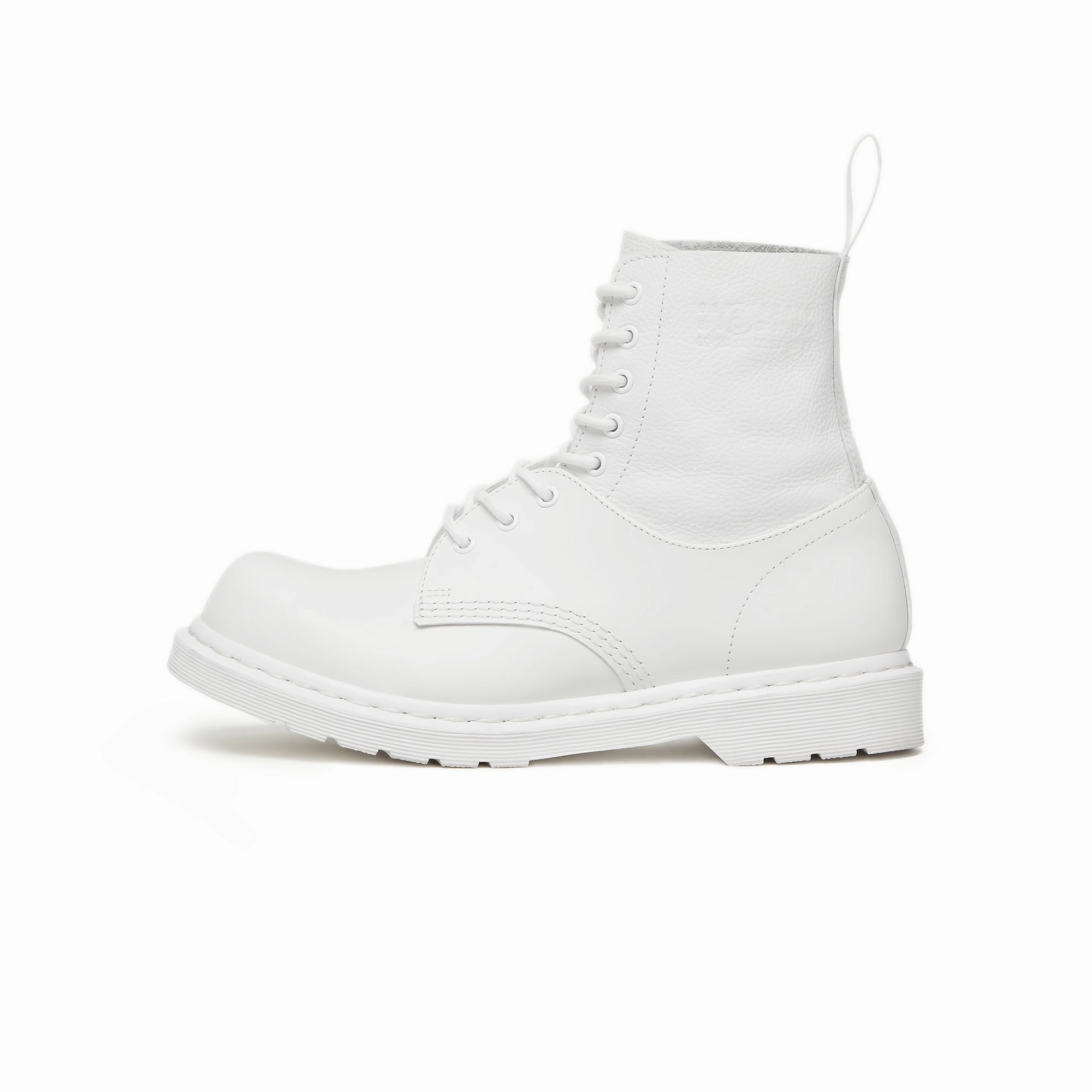 Lateral Support Asphalt MM6 Maison Margiela x Dr Martens Mens 1460 8-Eye No Steel Toe Shoes