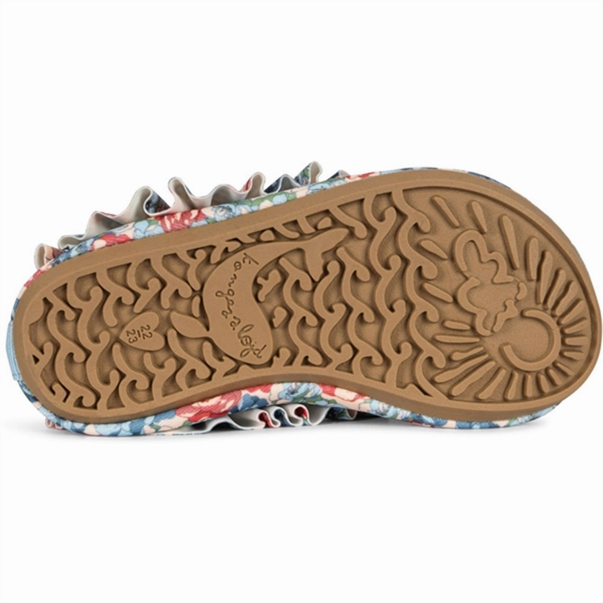 Supportive Design Flats Gym Glow Konges Sl?jd Manuca Frill Swim Shoes Rosie Blue