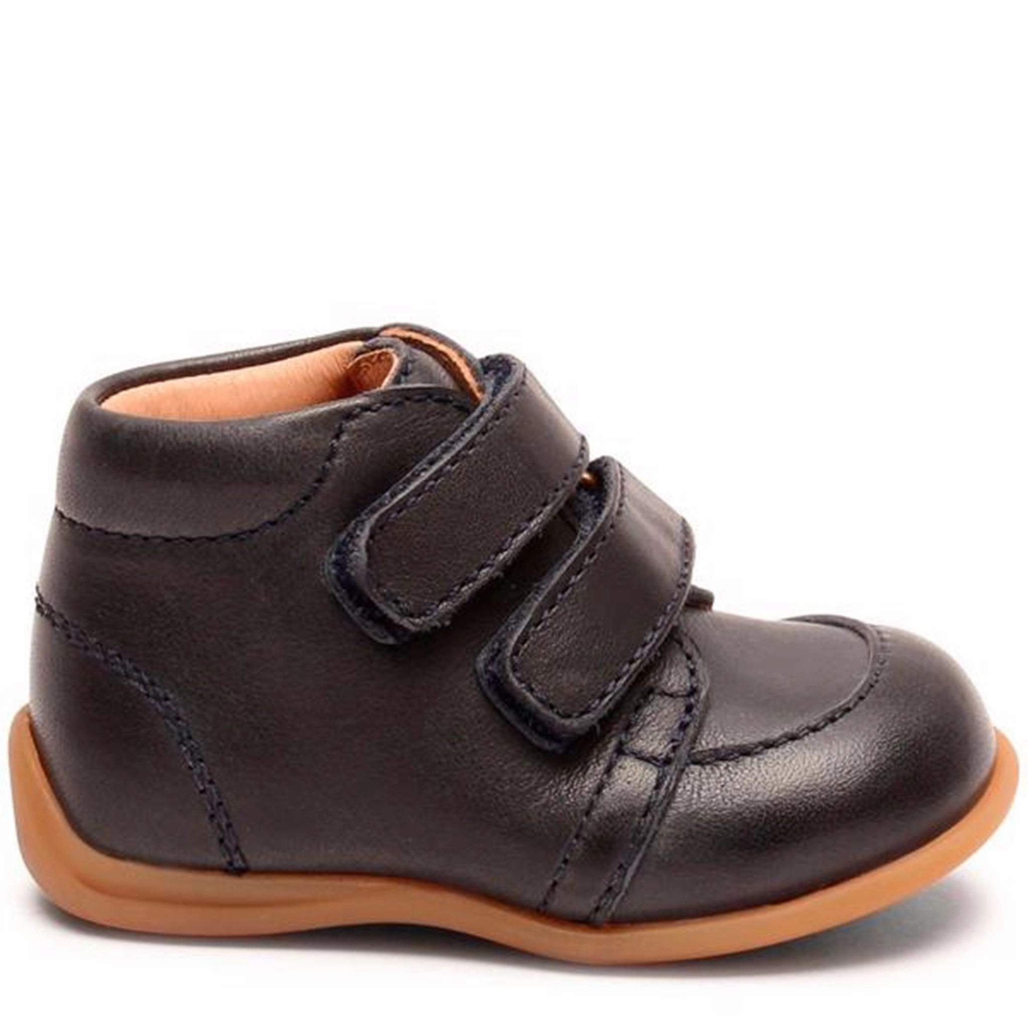 Machine washable Bisgaard Begyndersko Luca Velcro Navy