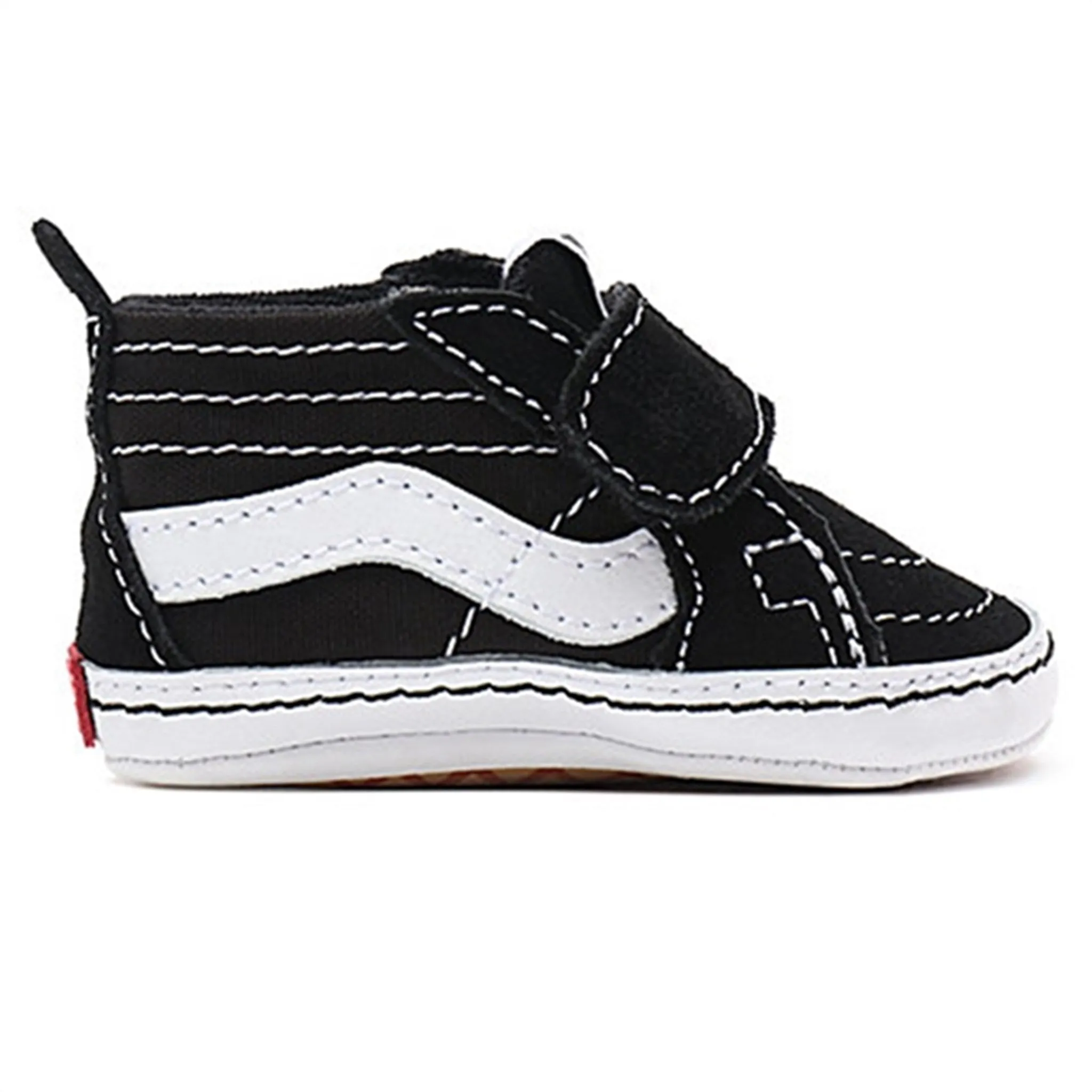 Grip Technology Cold Friendly VANS IN SK8-Hi Crib Sneakers Black/True White