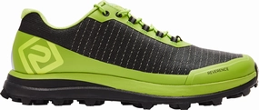 Ronhill Reverence Mens Trail Running Shoes - Green Durable Mesh Vamp Stretch Knit Fabric