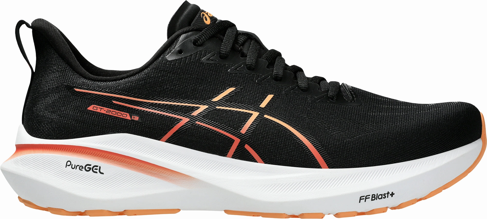 polka - dot running wear Asics GT 2000 13 Mens Running Shoes - Black