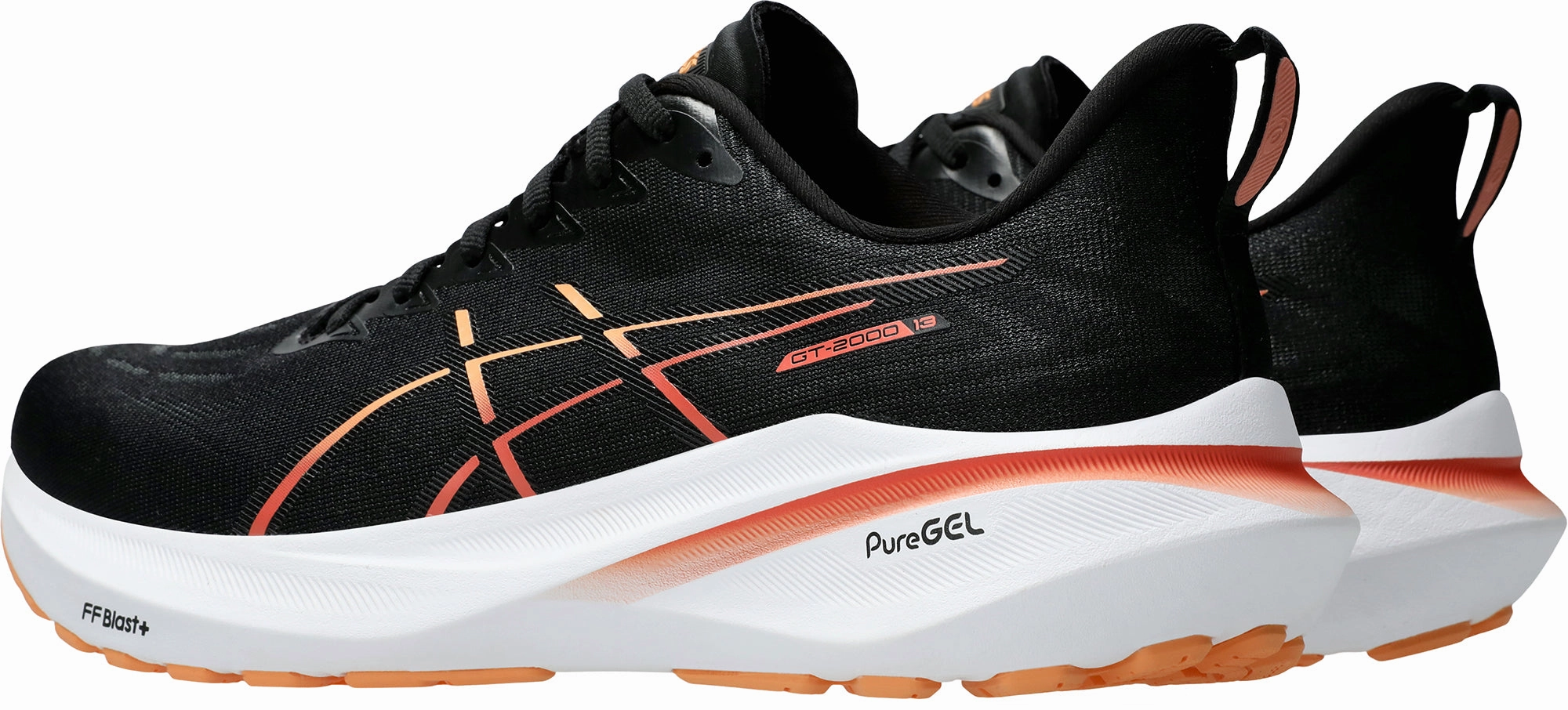 Asics GT 2000 13 Mens Running Shoes - Black Fluid Ride Tech Skechers GoRun