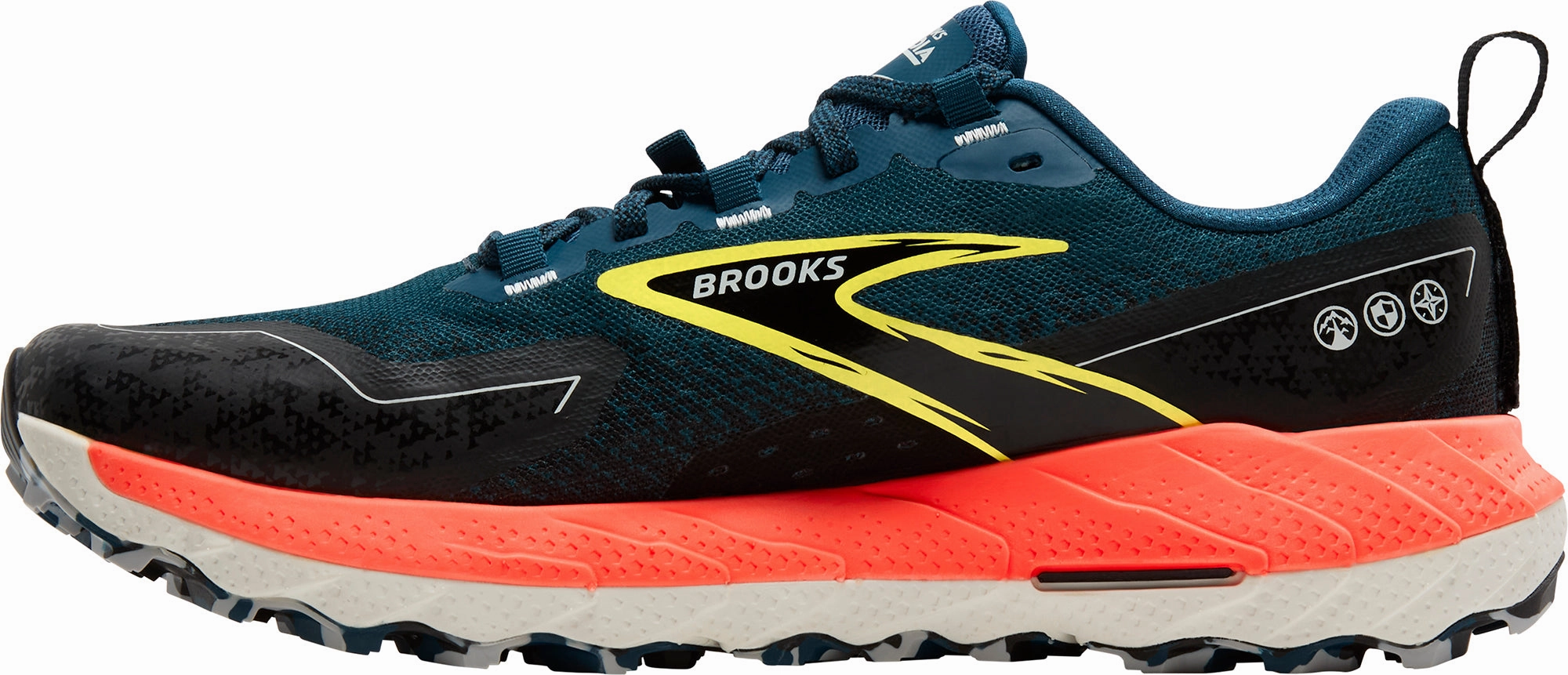 Brooks Cascadia 18 Mens Trail Running Shoes - Blue Trail Ready Fit