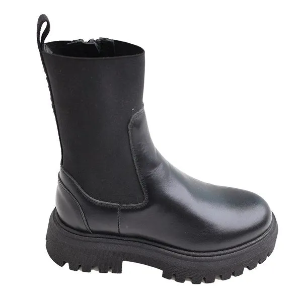 Moncler Petit Neue Chelsea Boots Black Breathable Rough Trail Hiker