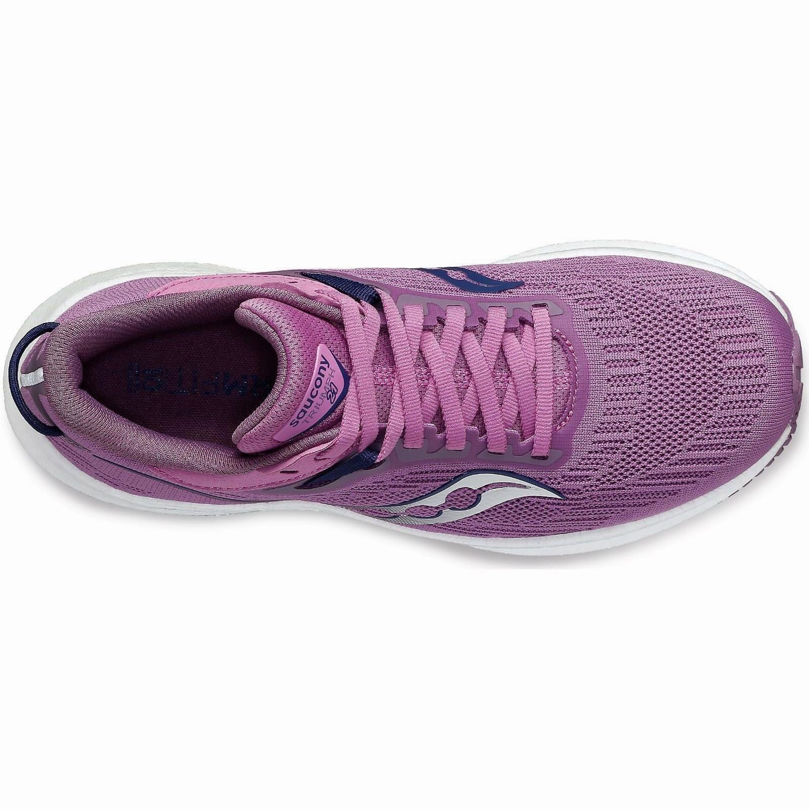 Saucony Triumph 21 Womens Running Shoes - Purple Cooling Ventilation Channels