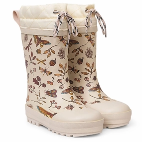 Angulus Thermo Rubber Boots Winter Garden Print Canvas Quality craftsmanship