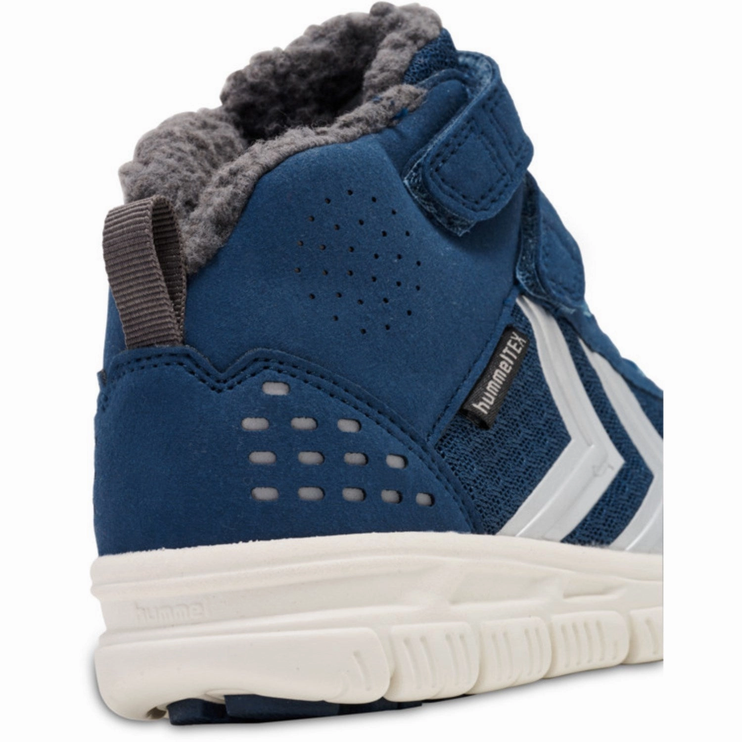Hummel Dark Denim Crosslite Winter Boot Mid Tex Jr Dynamic Arch Support Quick Dry Interior