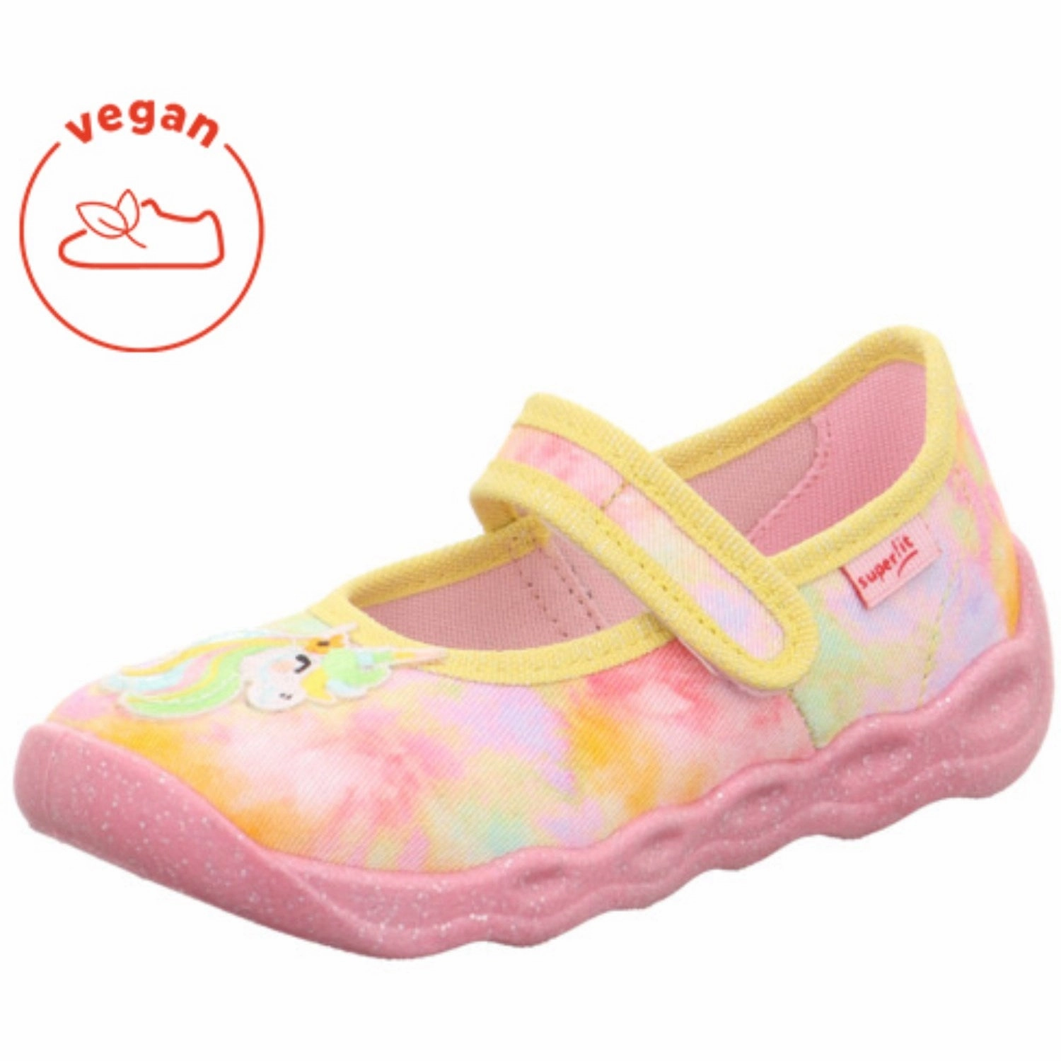 Superfit Gelb/Mehrfarbig Bubble Hjemmesko Quick Fit Footwear Flexible structure