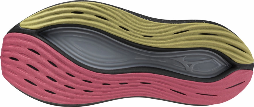 Mizuno Neo Vista Running Shoes - Black Unibody Midsole Construction