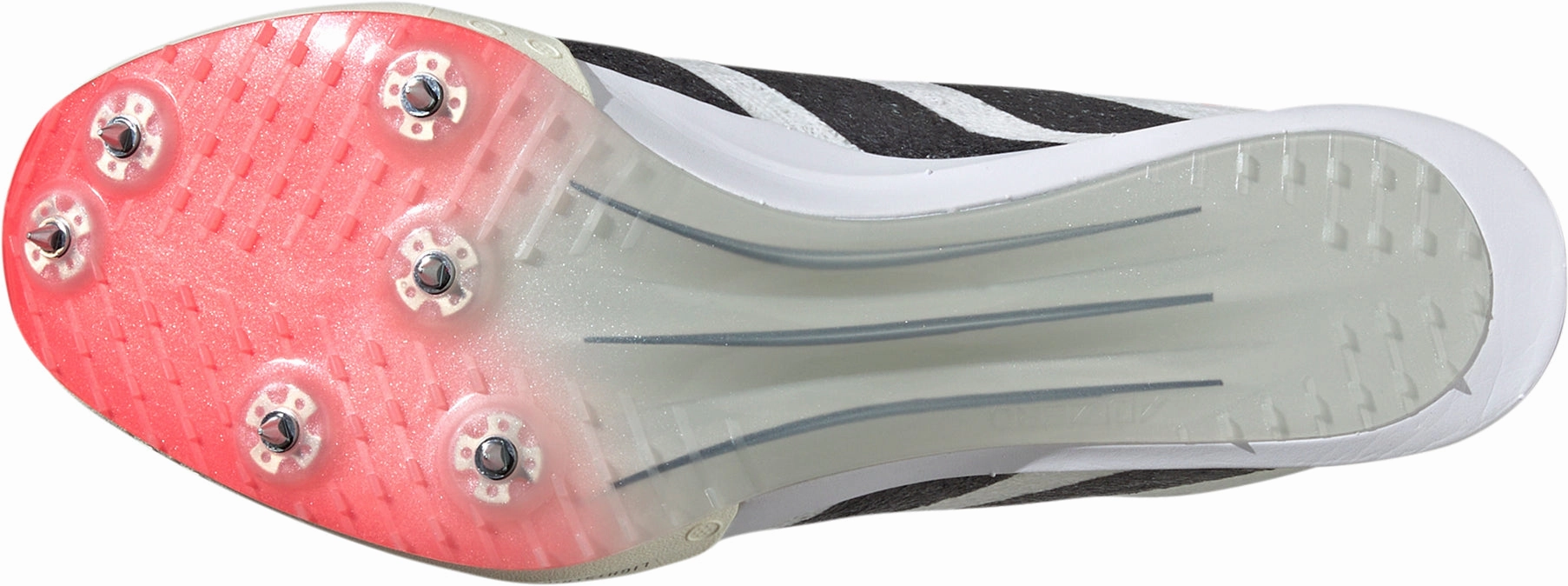 adidas Adizero Prime SP 3 Strung Running Spikes - White Adjustable Straps Sprint Burst