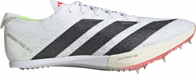 Comfortable Straps Turf Control adidas Adizero Prime SP 3 Strung Running Spikes - White
