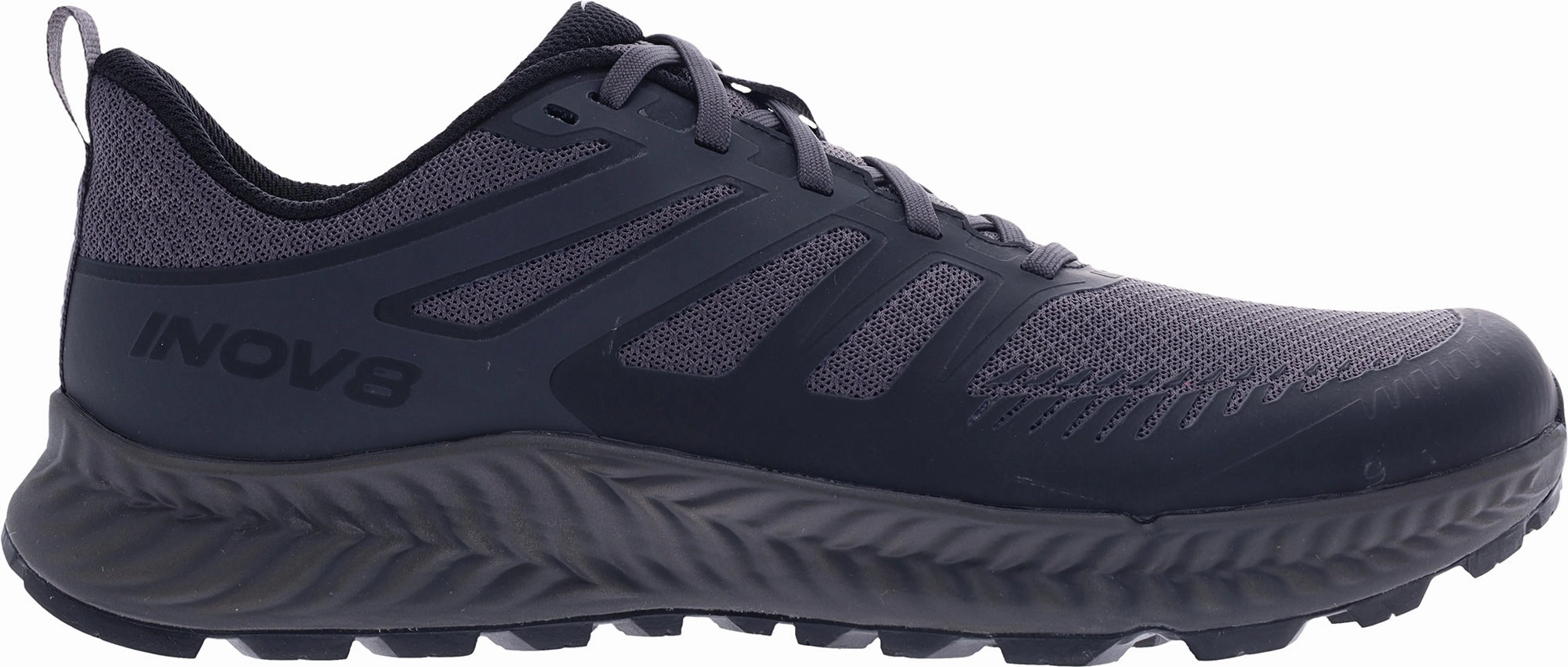 Inov8 TrailFly Mens Trail Running Shoes - Black Flexibility - improving