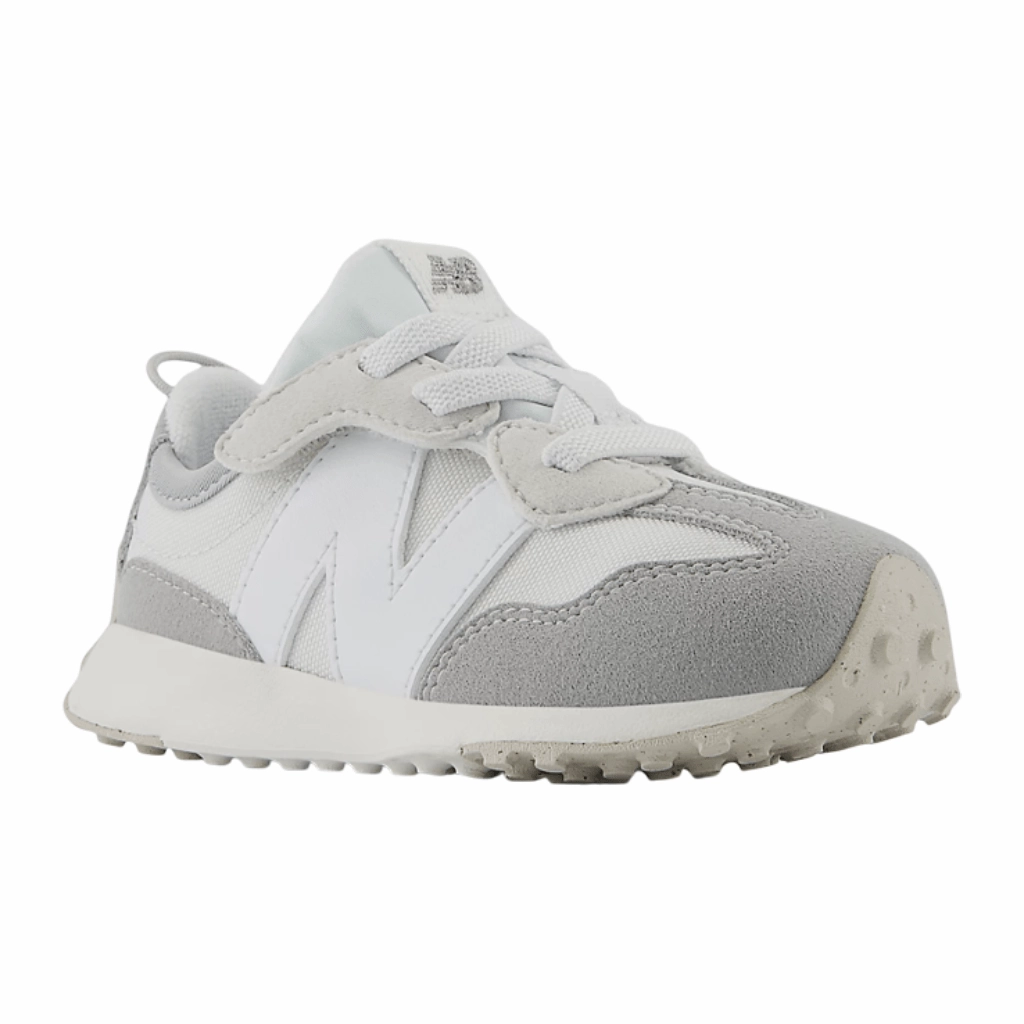Outsole channels disperse force on impact zones Push Workout New Balance 327 Hook & Loop Baby