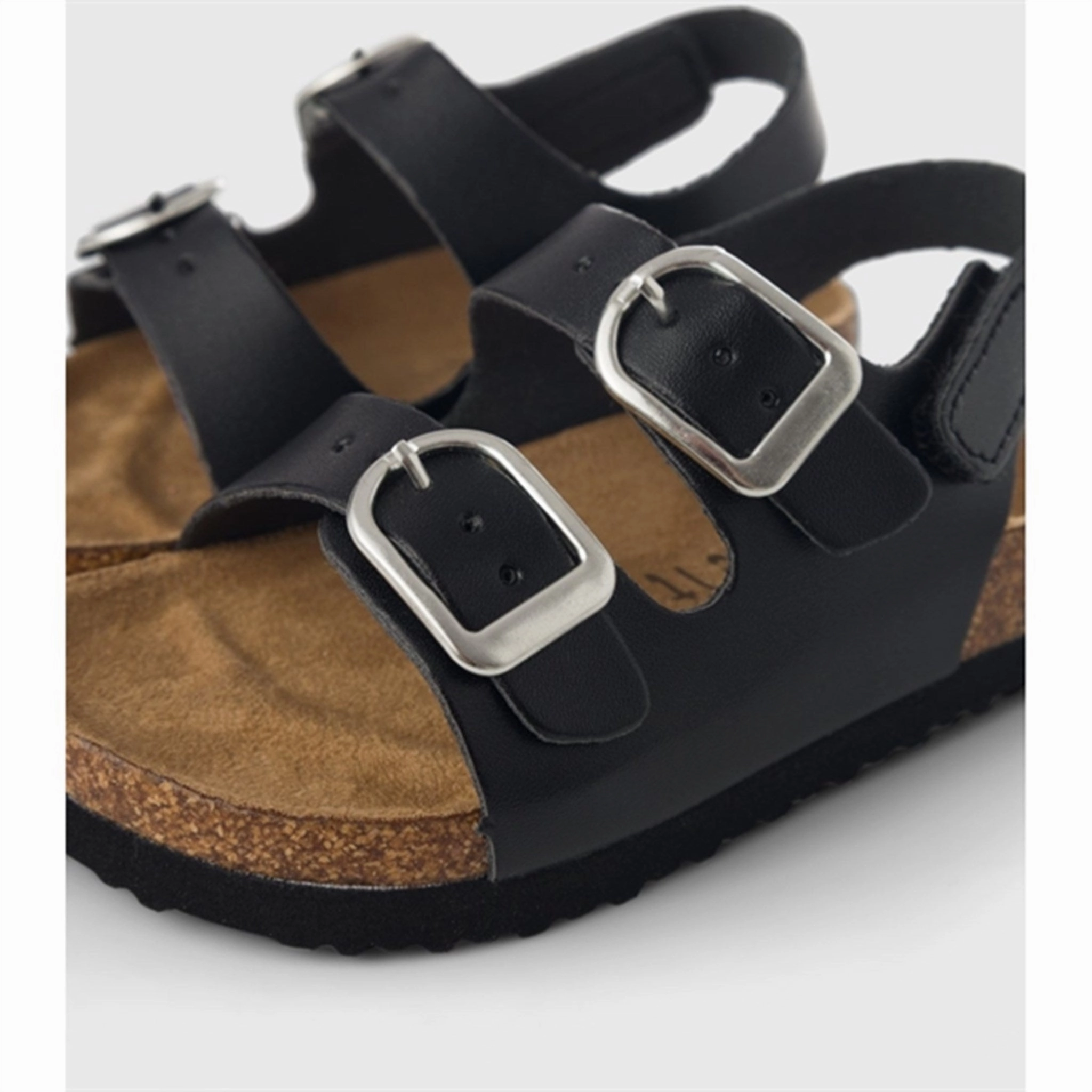 Ergonomic Design Name it Black Filbert Sandal