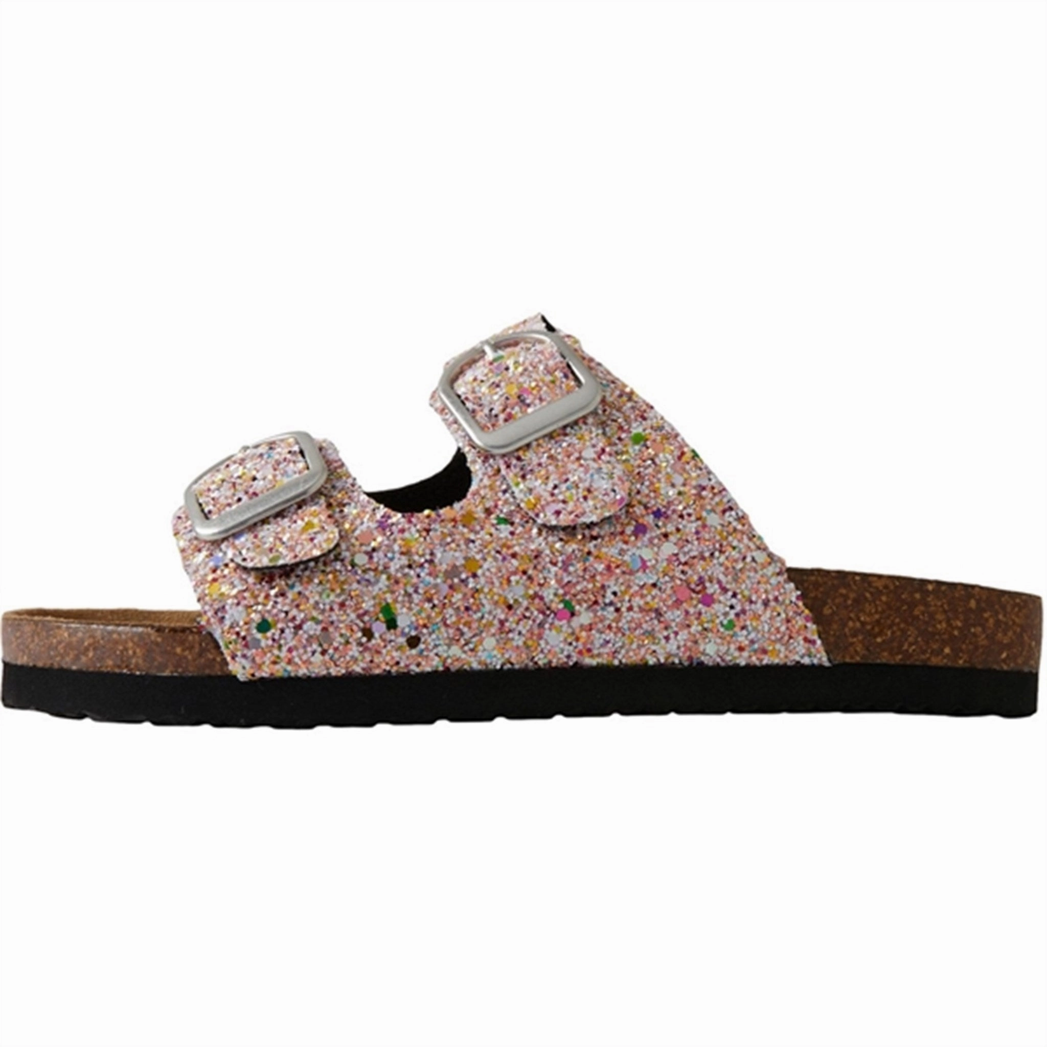 Machine Washable Fabric Cozy Travel Name it Jet Stream Multi Glitter Flora Sandal Noos