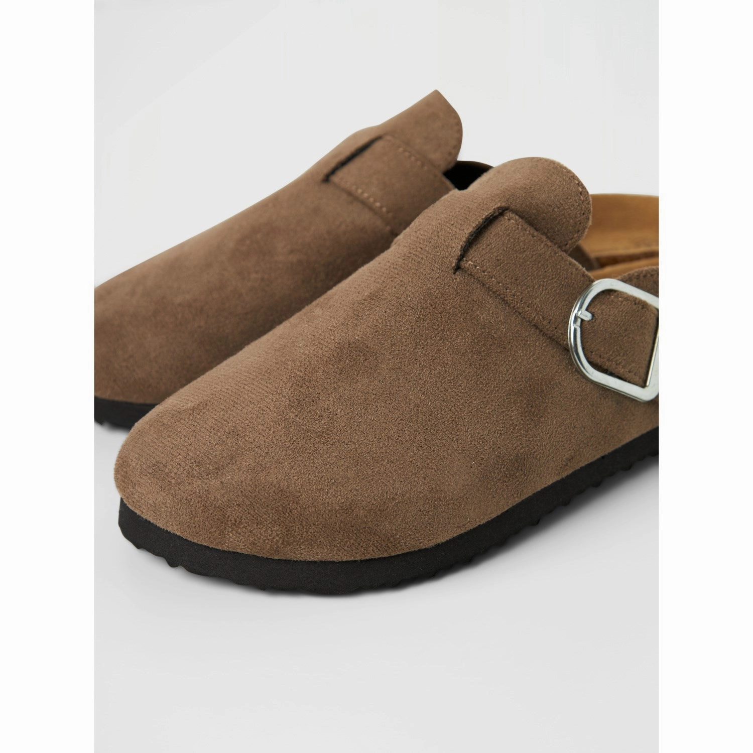 Name It Taupe Gray Avery Mules Comfy Feel Quick Dry Technology