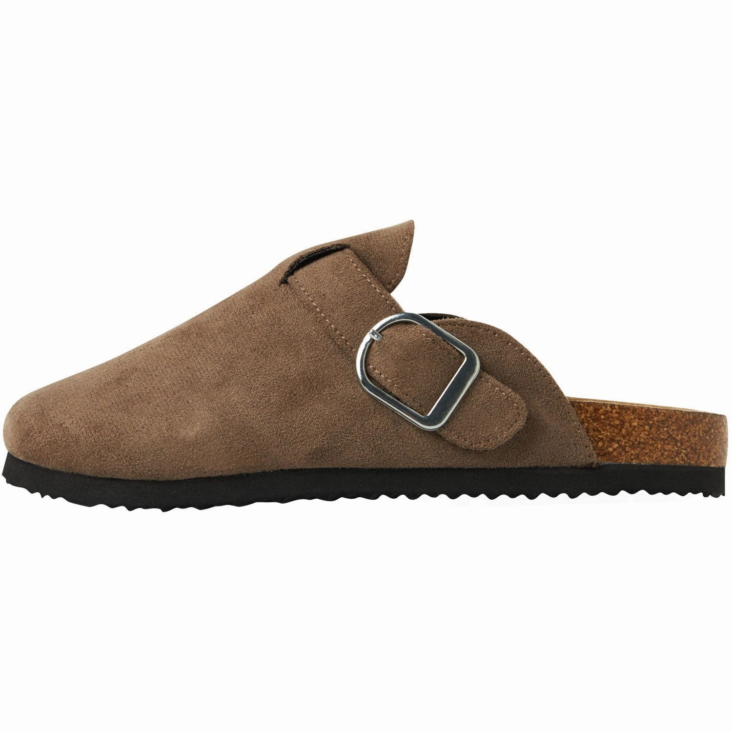 Non Slip Traction Chic Flats Name It Taupe Gray Avery Mules