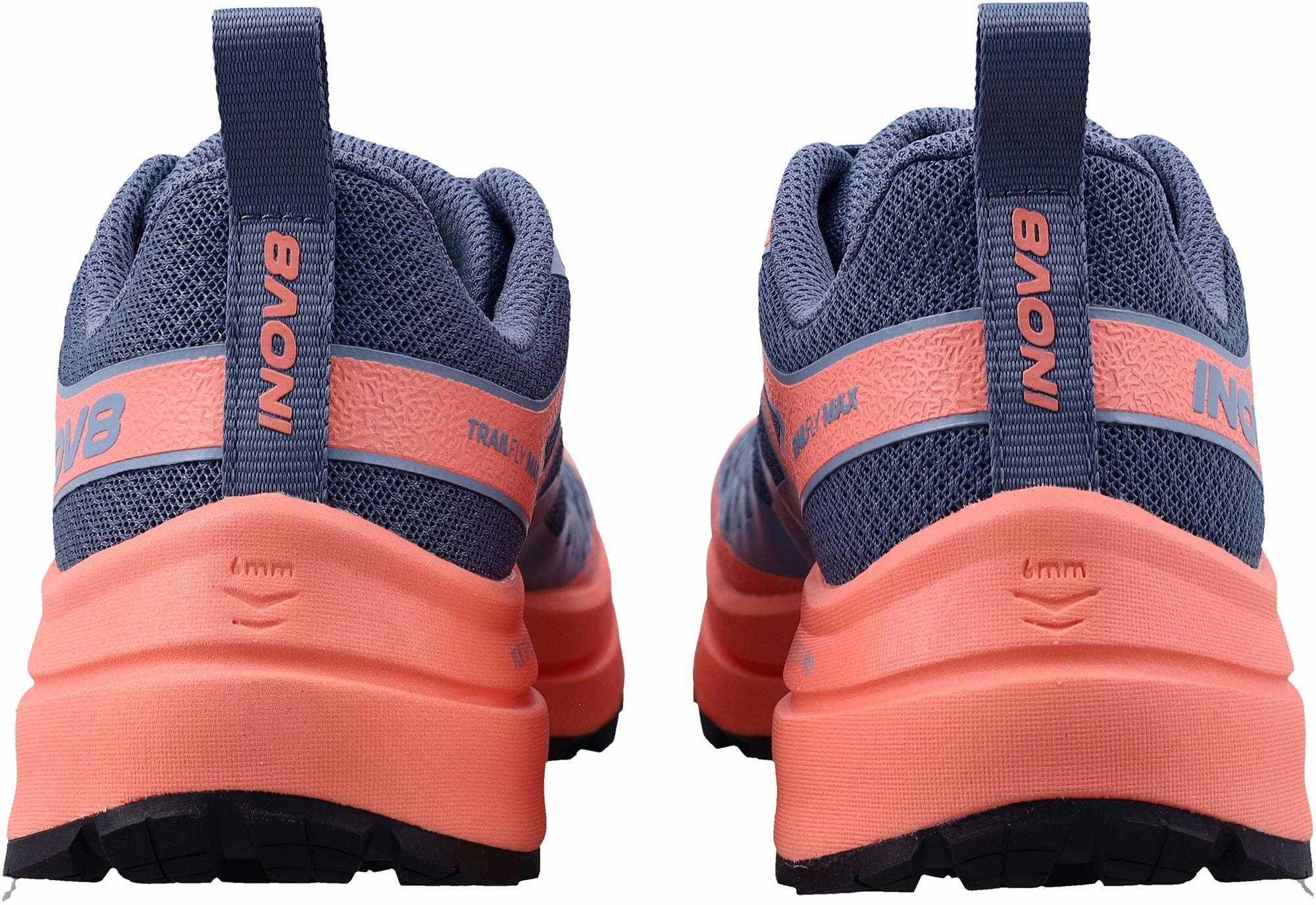 Inov8 TrailFly Max WIDE FIT Womens Trail Running Shoes - Blue arch - supported shoes firm - midsole - feature shoes