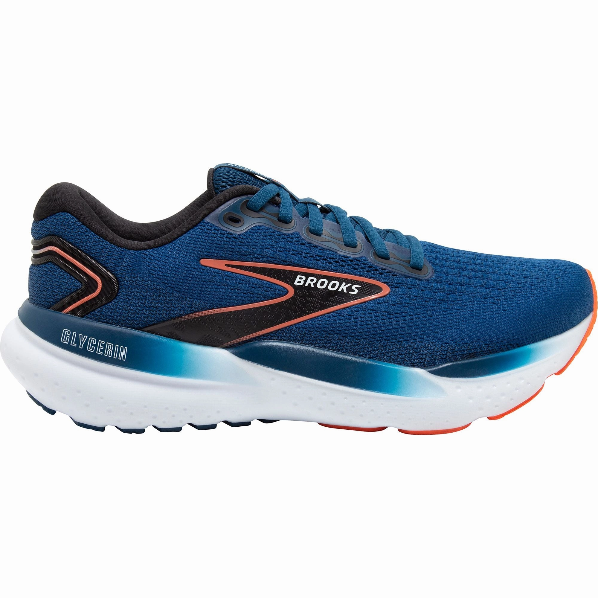 Balanced Stride Engineering Brooks Glycerin 21 WIDE FIT Mens Running Shoes - Blue