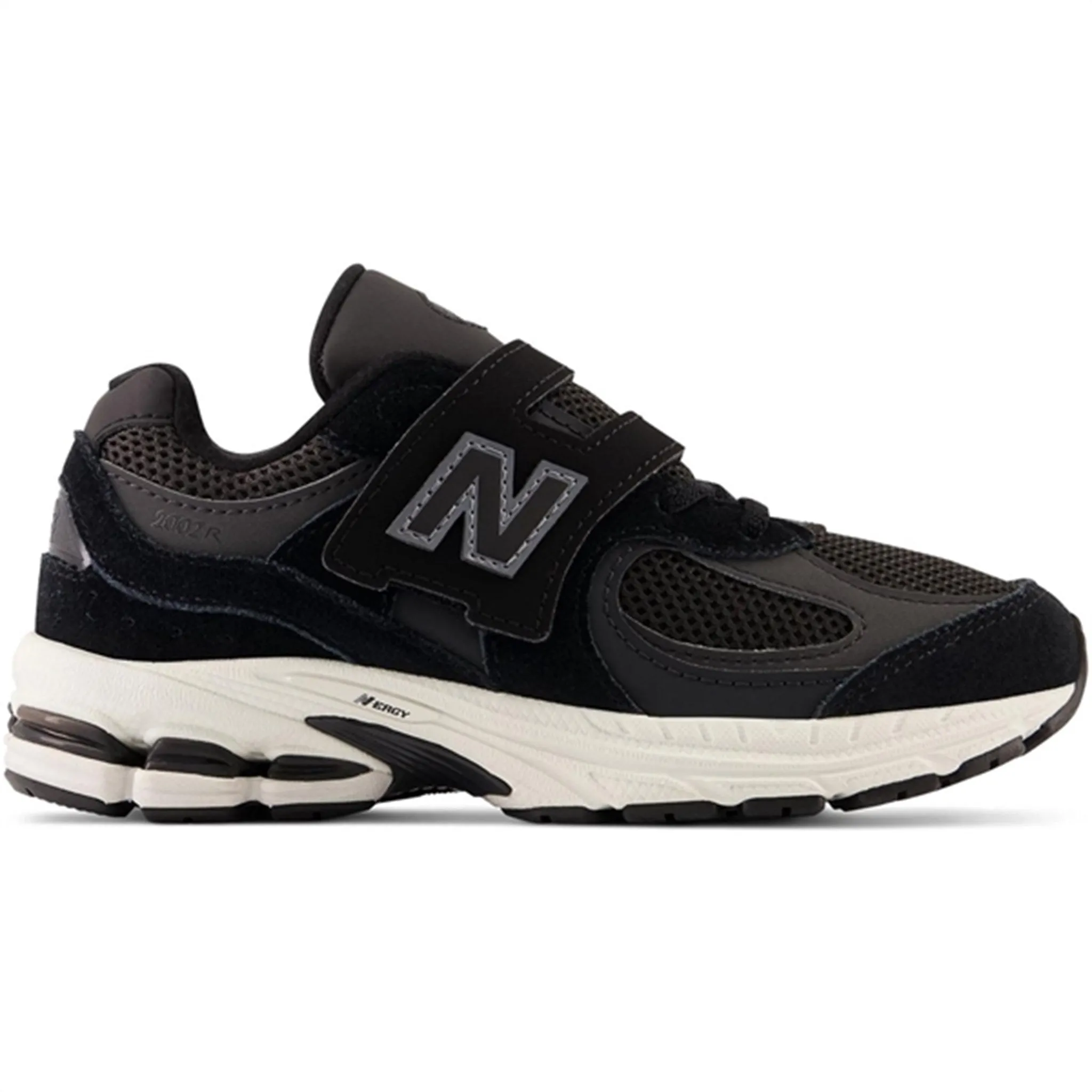 New Balance 2002 Alternative Closure Sneakers Black Premium Durability Microfiber Overlay