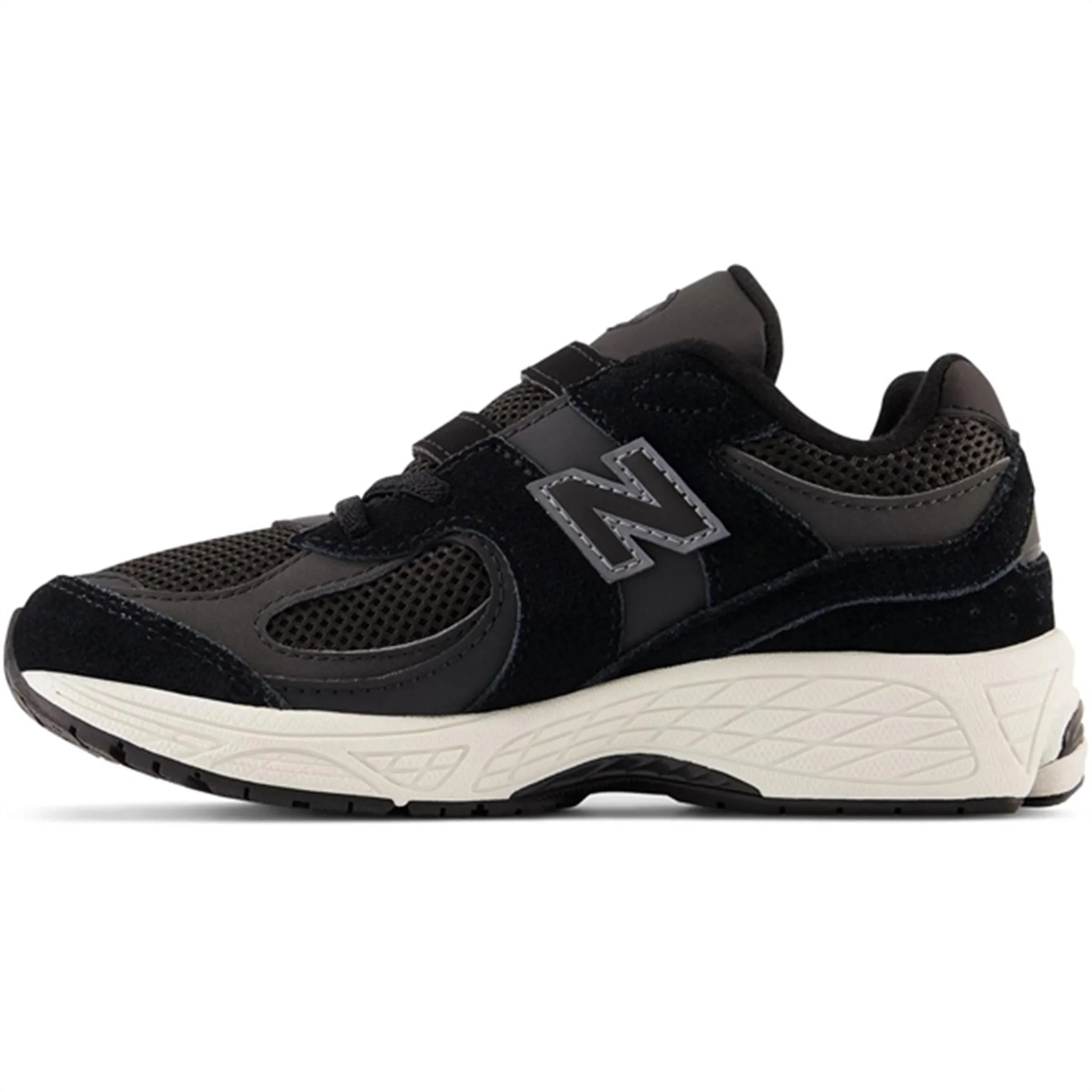 New Balance 2002 Alternative Closure Sneakers Black Traction Lug Configuration