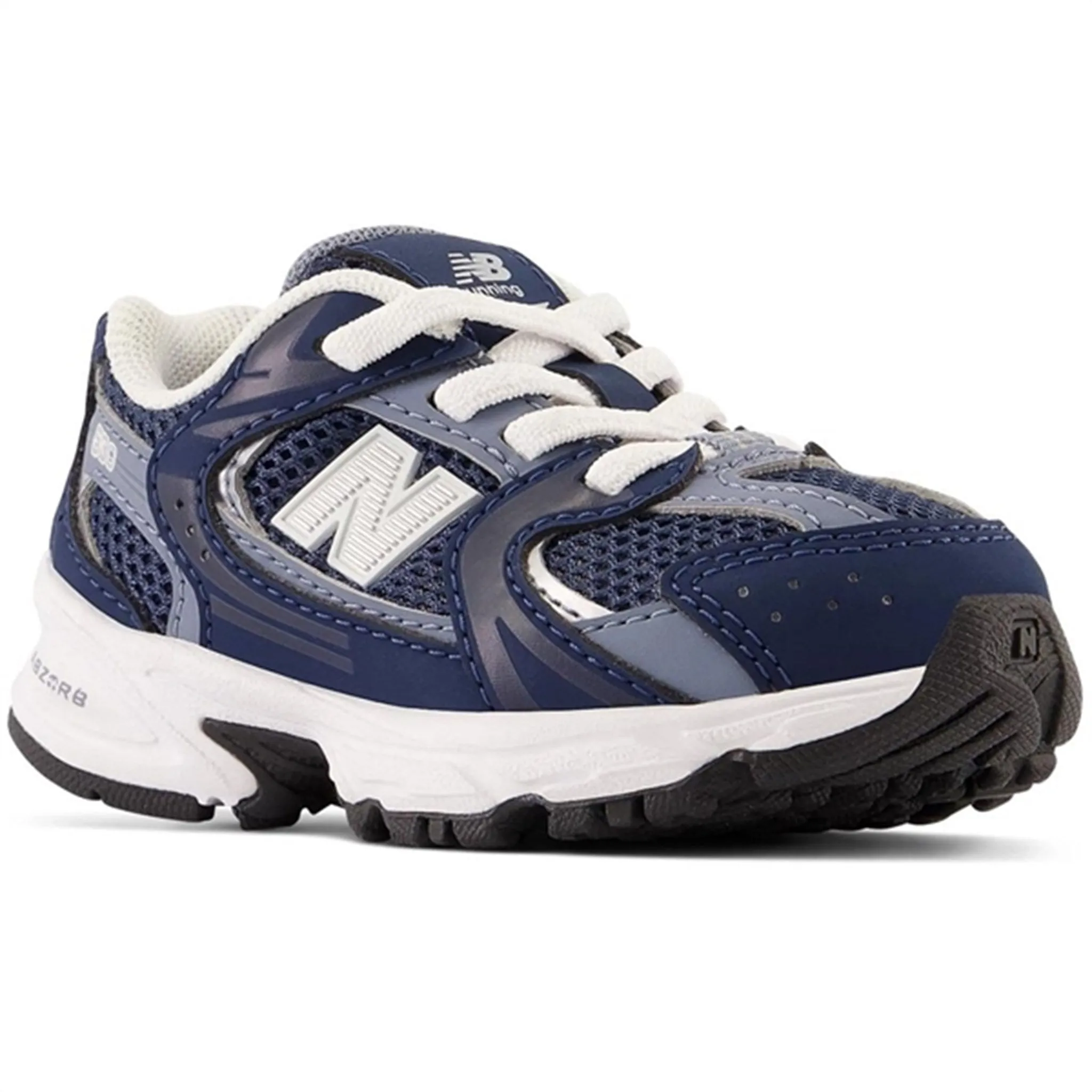 Trail Look Minimal Edge New Balance 530 Kids Bungee Lace Infant Nb Navy