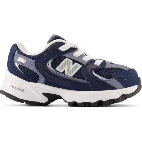 Designer Sneakers Stability Focus New Balance 530 Kids Bungee Lace Infant Nb Navy