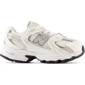 New Balance 530 Kids Bungee Lace Infant White Non Toxic Construction