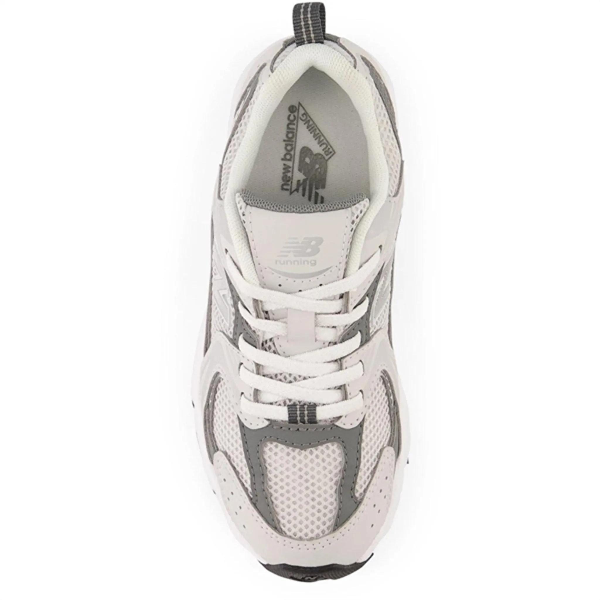 New Balance 530 Kids Bungee Lace Pre Grey Matter Elastic Fit Neutral Stance
