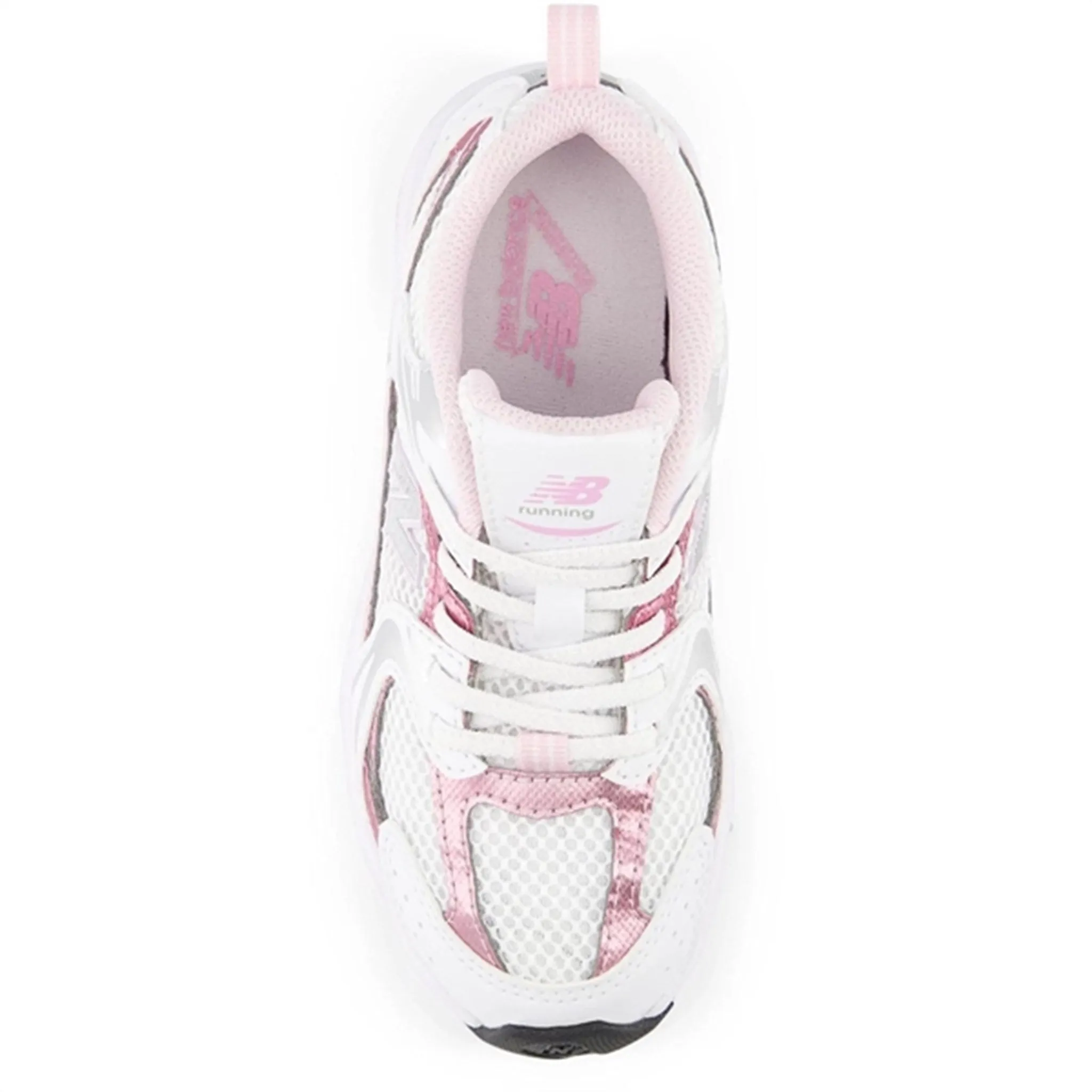 Thermoregulating New Balance 530 Kids Bungee Lace Sneakers White