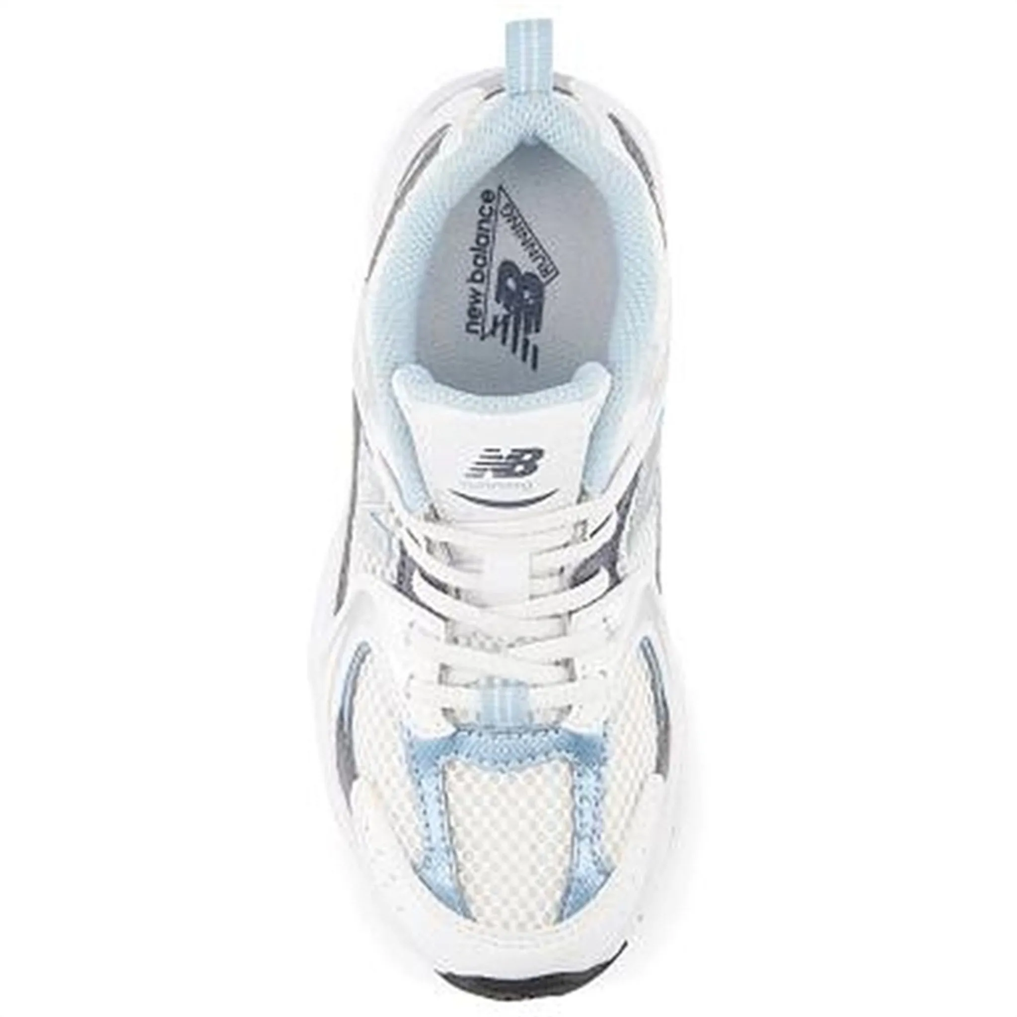 Cycling New Balance 530 Kids Bungee Lace Sneakers White