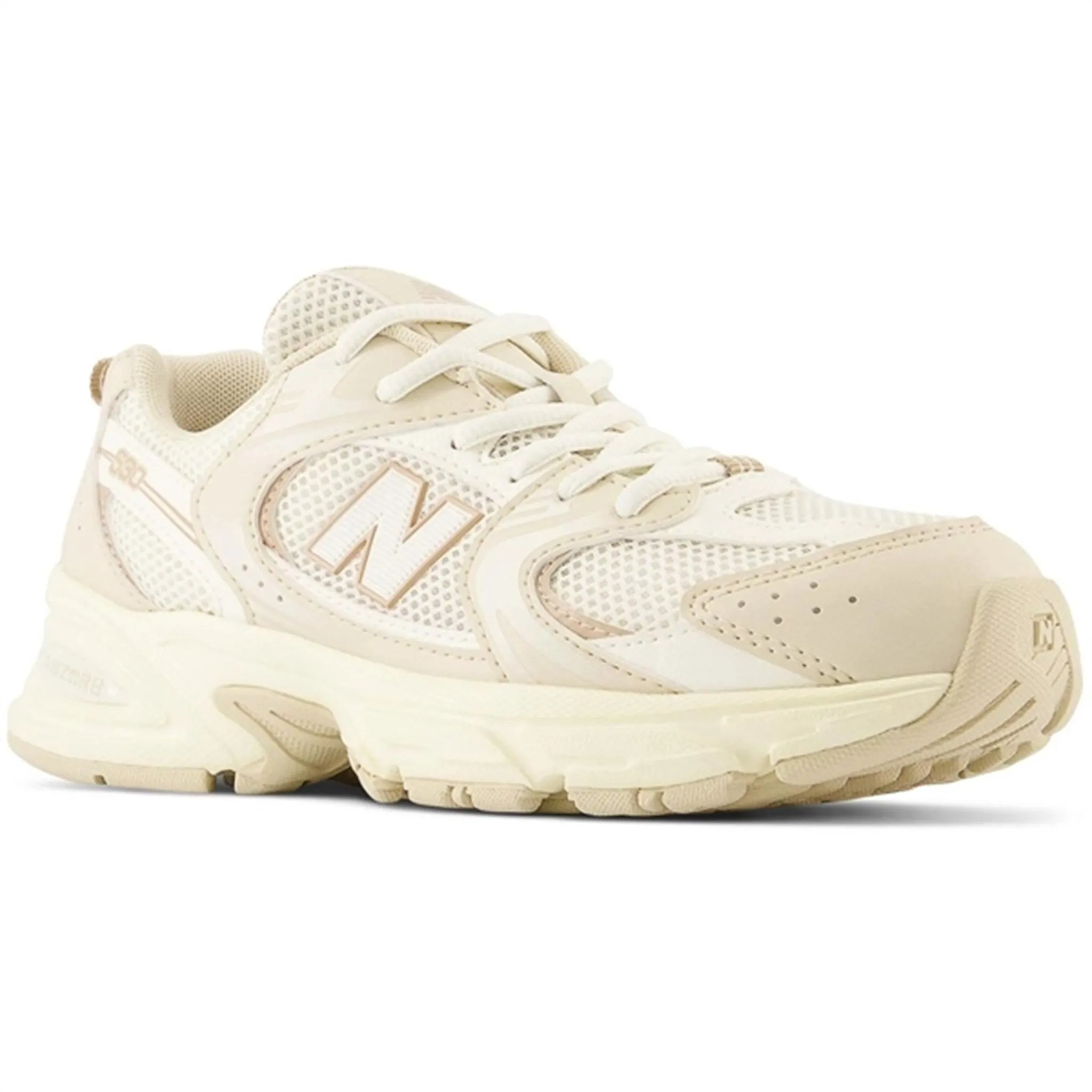 Cushioned durability New Balance 530 Kids Grade Bone