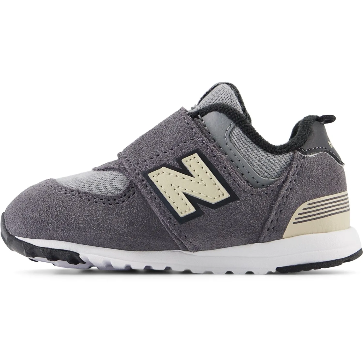 New Balance 574 NEW-B Hook & Loop Sneakers Magnet Weatherproof Coating Breathable mesh construction