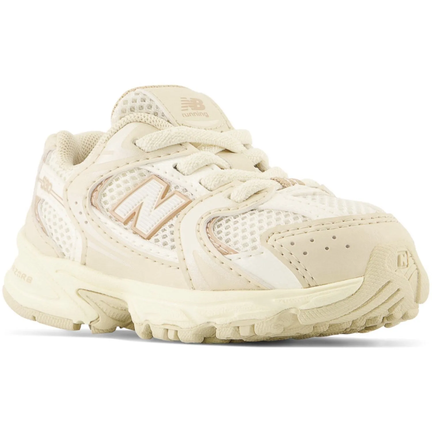 New Balance Beige New Balance 530 Kids Bungee Lace Comfort Socks