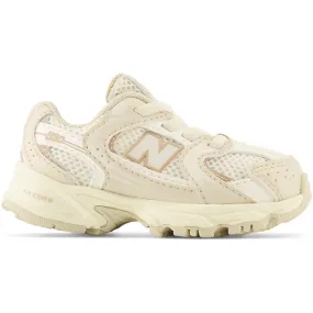 New Balance Beige New Balance 530 Kids Bungee Lace Cushioned arch Clean Shape