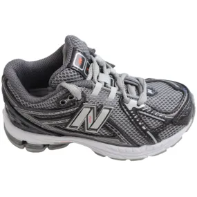 New Balance Black Metallic 1906 Kids Lace Sneakers No Friction Non Restrictive Collar Padding