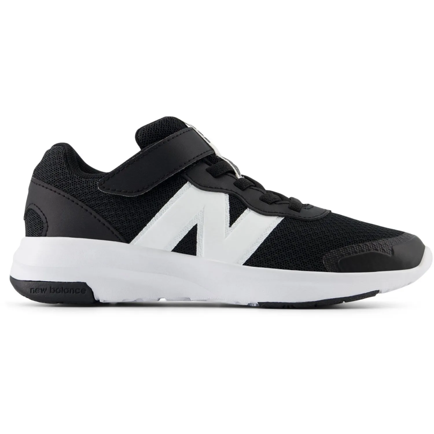 New Balance Black New Balance FreshFoam 578 Kids Bungee Lace With Top Strap Bounce Walk