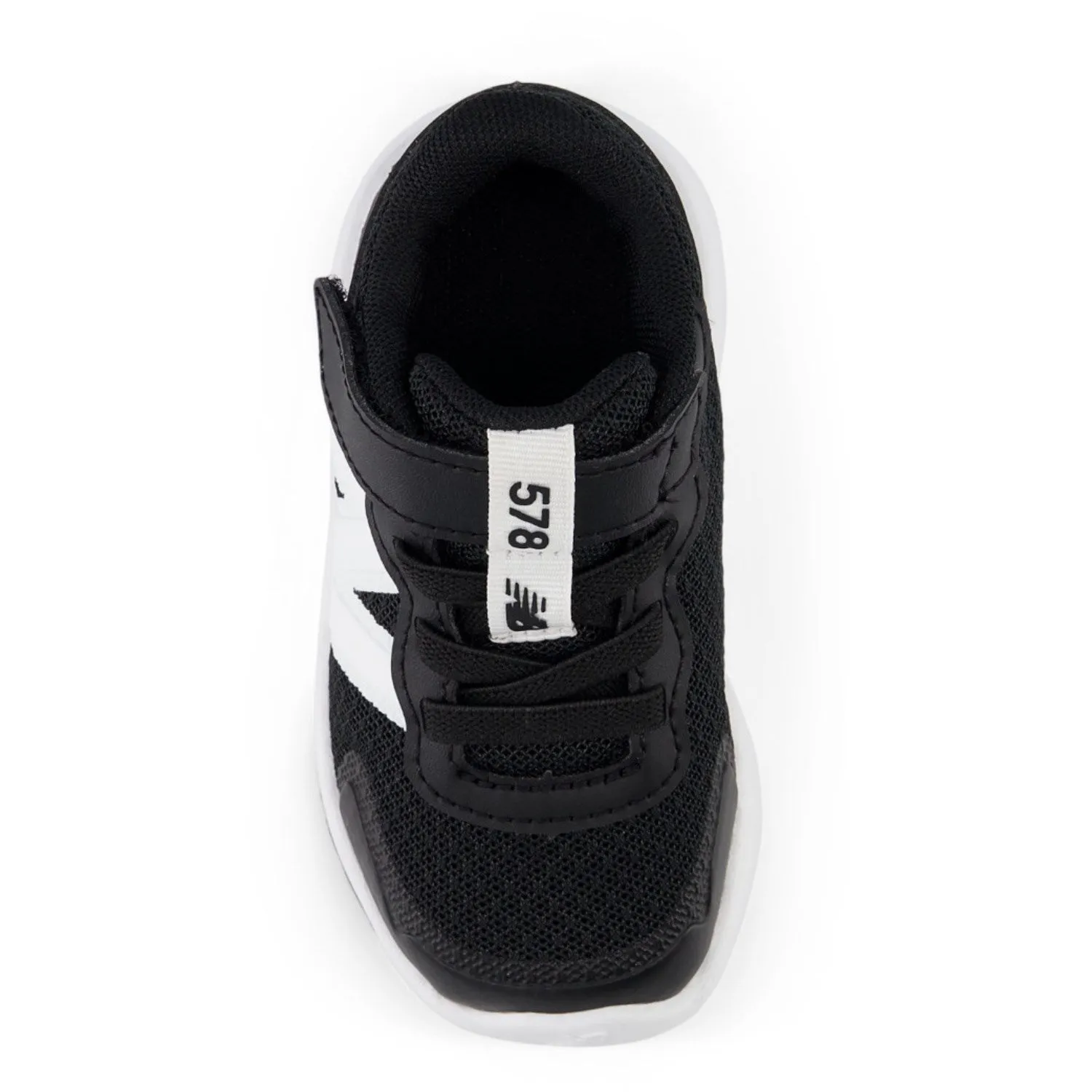 ShockDispersion Torsional Rigidity Bar New Balance Black New Balance FreshFoam 578 Kids Bungee Lace With Top Strap