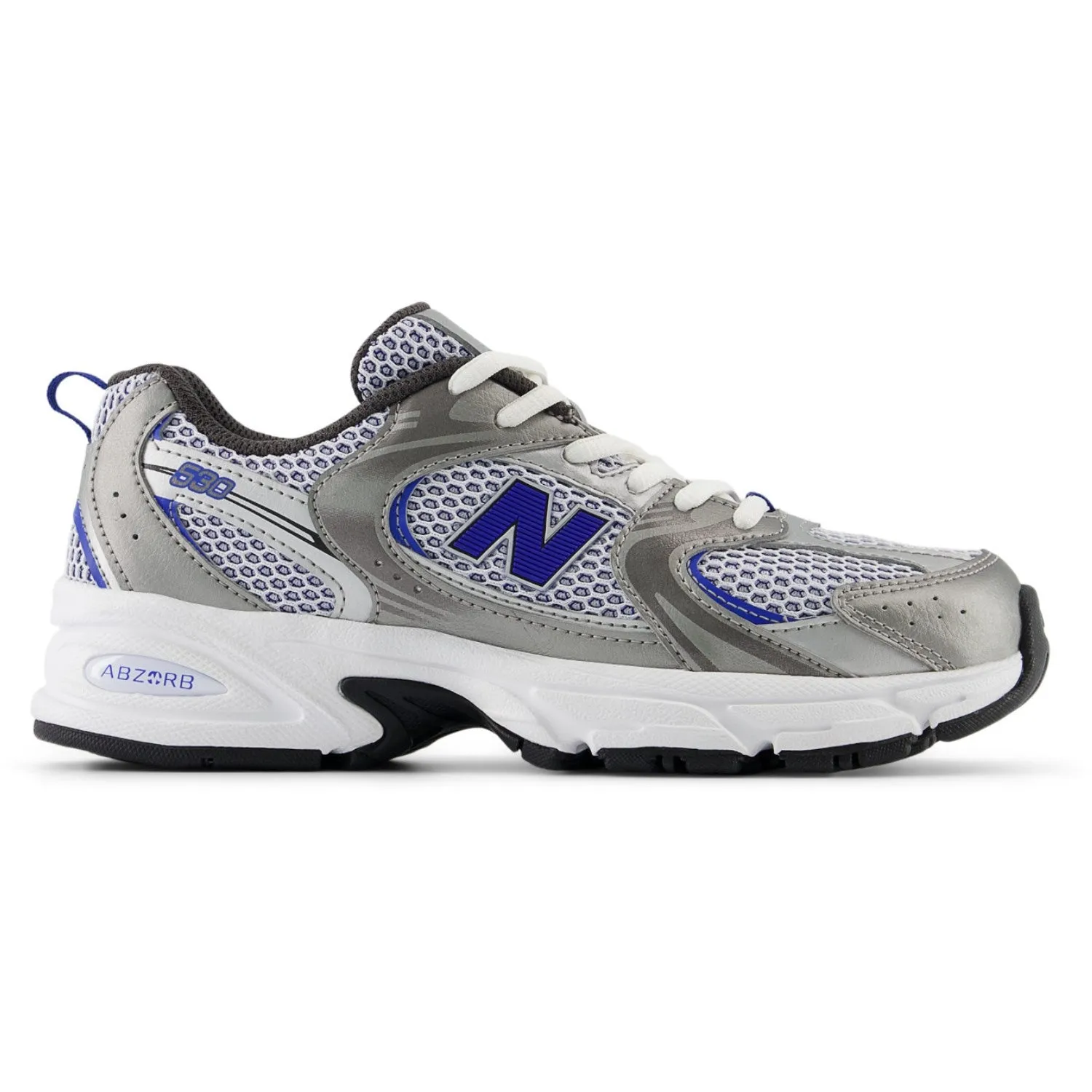 easy move Lateral Support Frame New Balance Dark Silver Metallic New Balance 530 Kids Lace