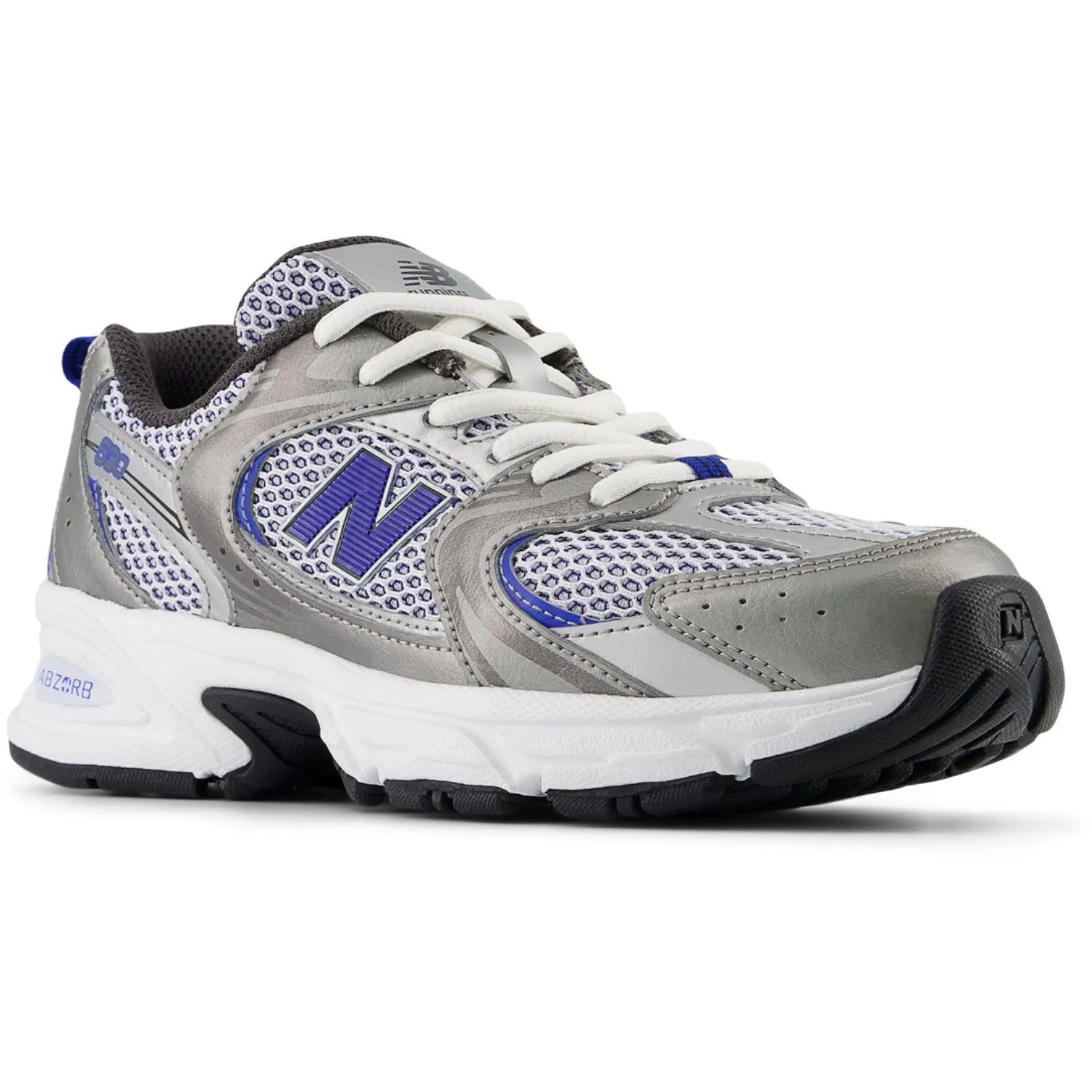 New Balance Dark Silver Metallic New Balance 530 Kids Lace Light Padding Stay Flexible