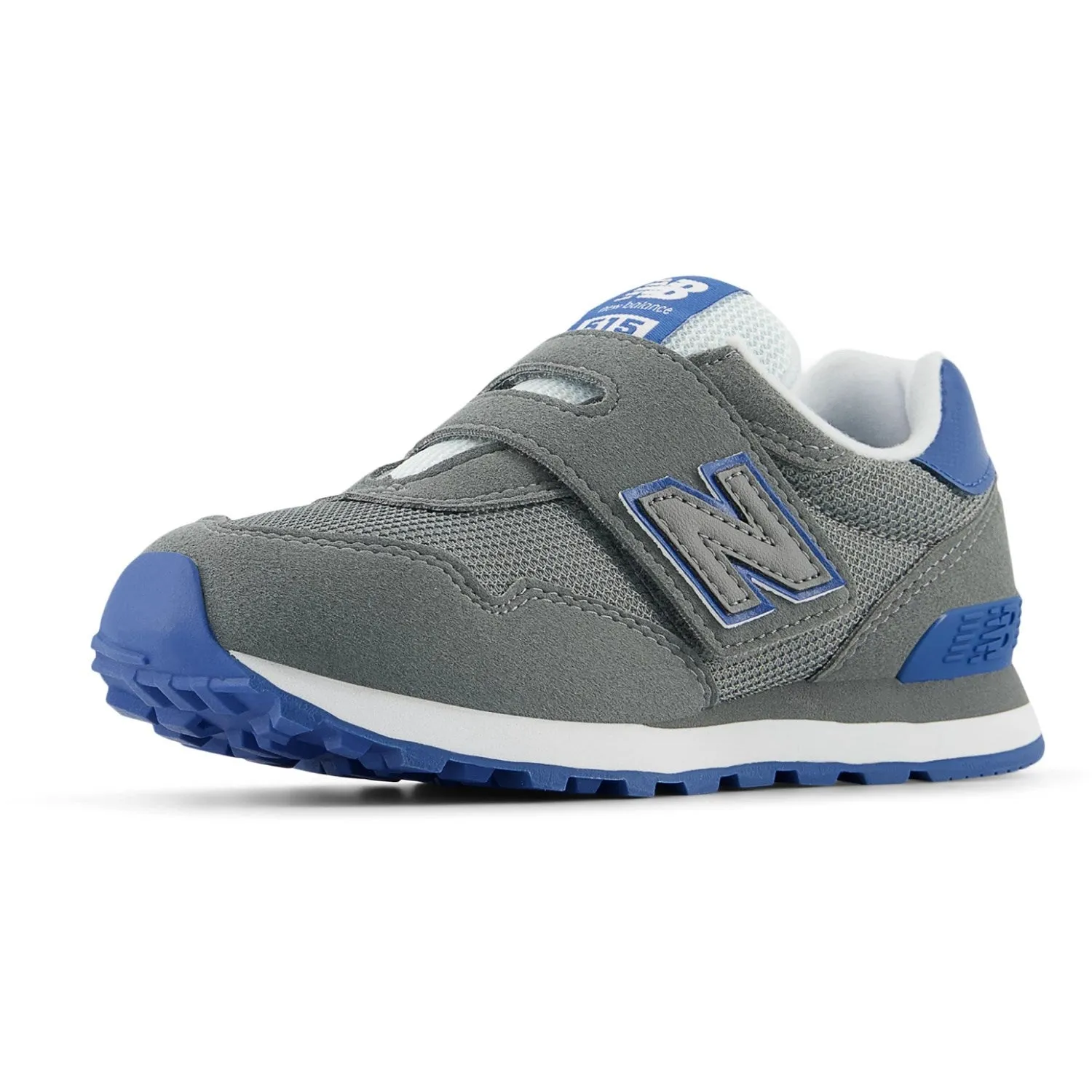 Fashion Active Soft Collar New Balance Harbor Grey 515 Kids Hook & Loop Sneakers