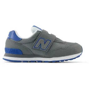 New Balance Harbor Grey 515 Kids Hook & Loop Sneakers Anti Friction