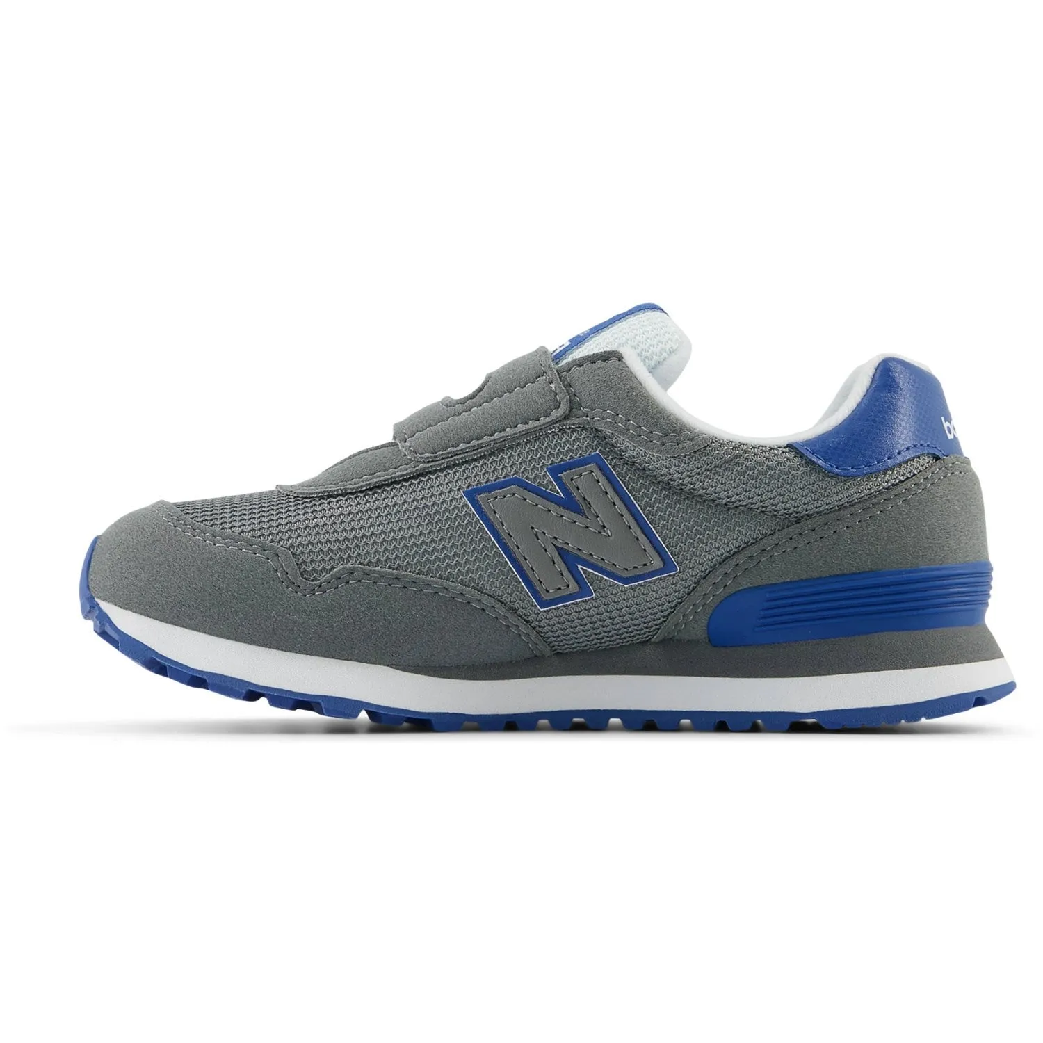 Moisture Management Layer New Balance Harbor Grey 515 Kids Hook & Loop Sneakers
